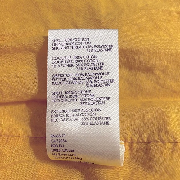 FREE PEOPLE | Sweet Annie Sunshine Combo Fit & Flare Smocked Mini Dress Size XS - Picture 11 of 14